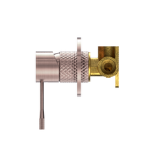 Opal Shower Mixer 80mm Plate Brushed Bronze