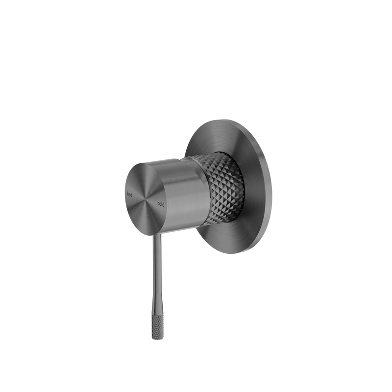 Opal Shower Mixer 80mm Plate Graphite