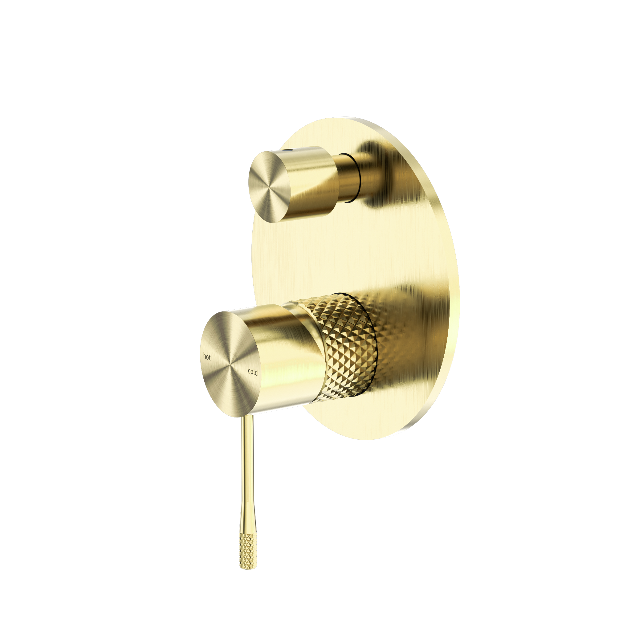 Opal Shower Mixer With Diverter Brushed Gold