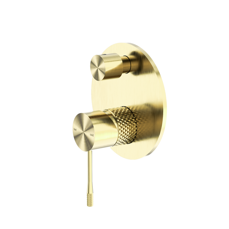 Opal Shower Mixer With Diverter Brushed Gold