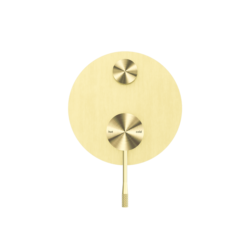 Opal Shower Mixer With Diverter Brushed Gold