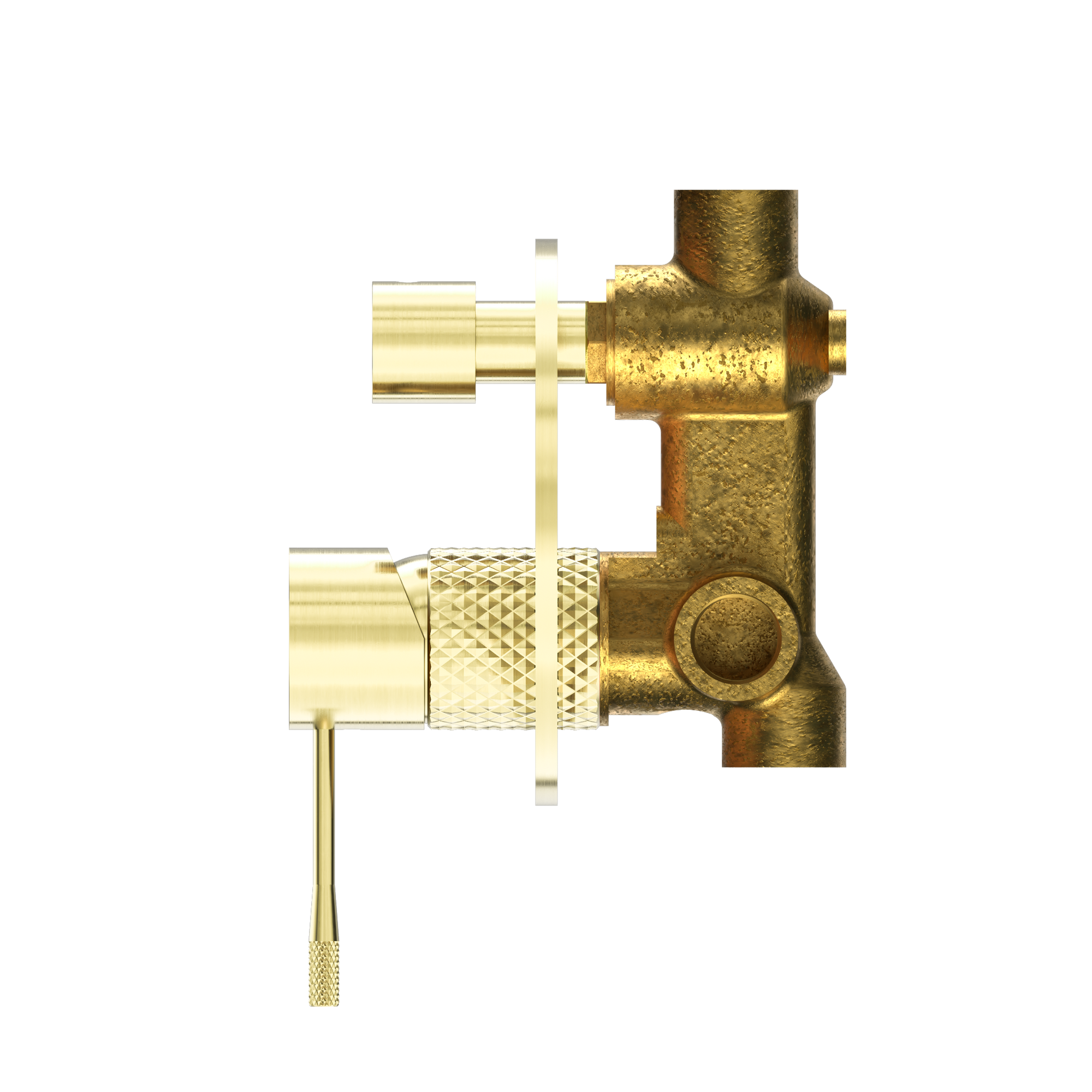 Opal Shower Mixer With Diverter Brushed Gold