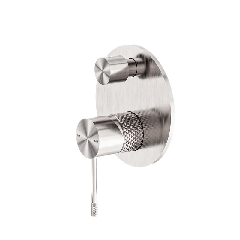 Opal Shower Mixer With Diverter Brushed Nickel