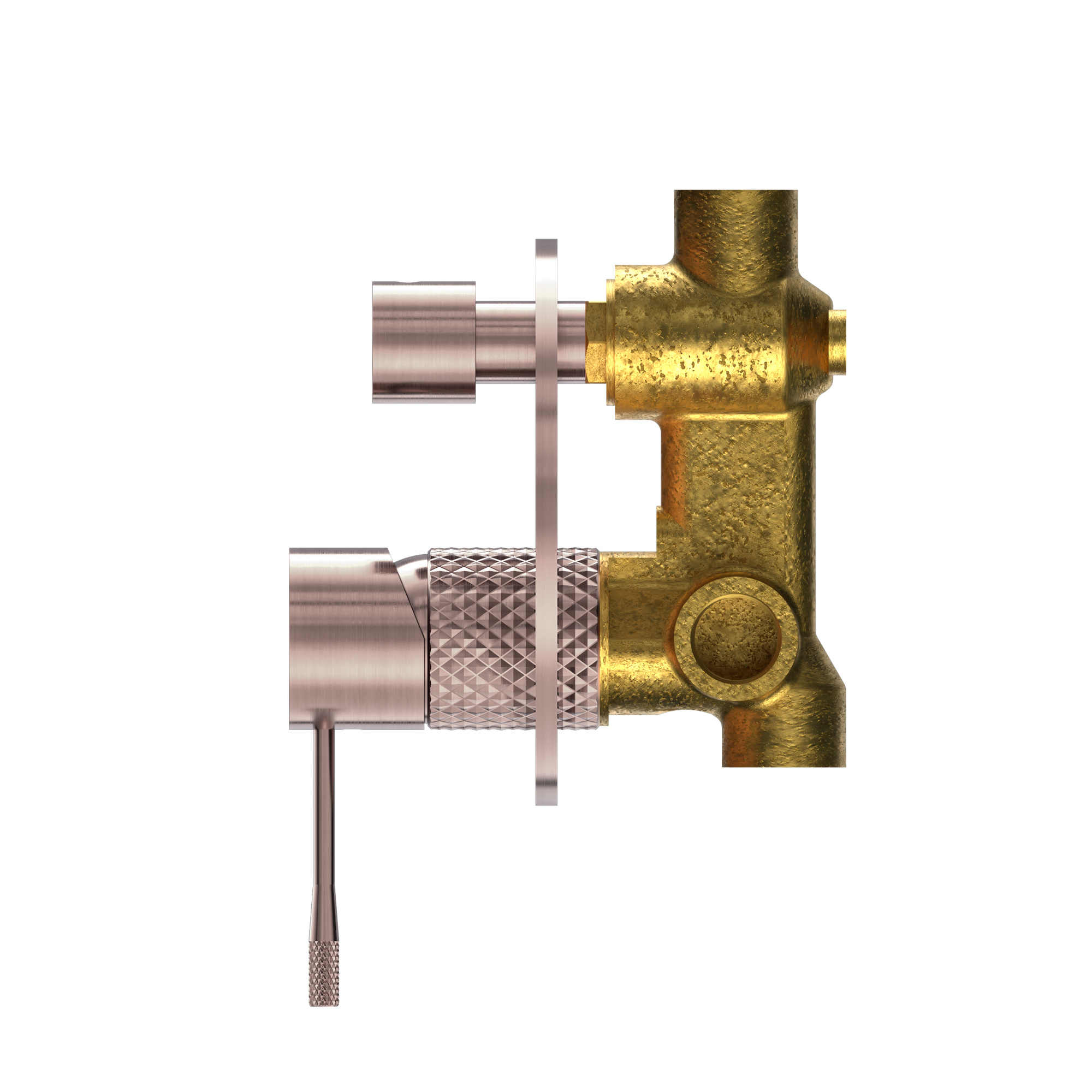 Opal Shower Mixer With Diverter Brushed Bronze