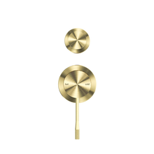 Opal Shower Mixer With Diverter Separate Plate Brushed Gold