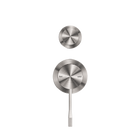 Opal Shower Mixer With Diverter Separate Plate Brushed Nickel