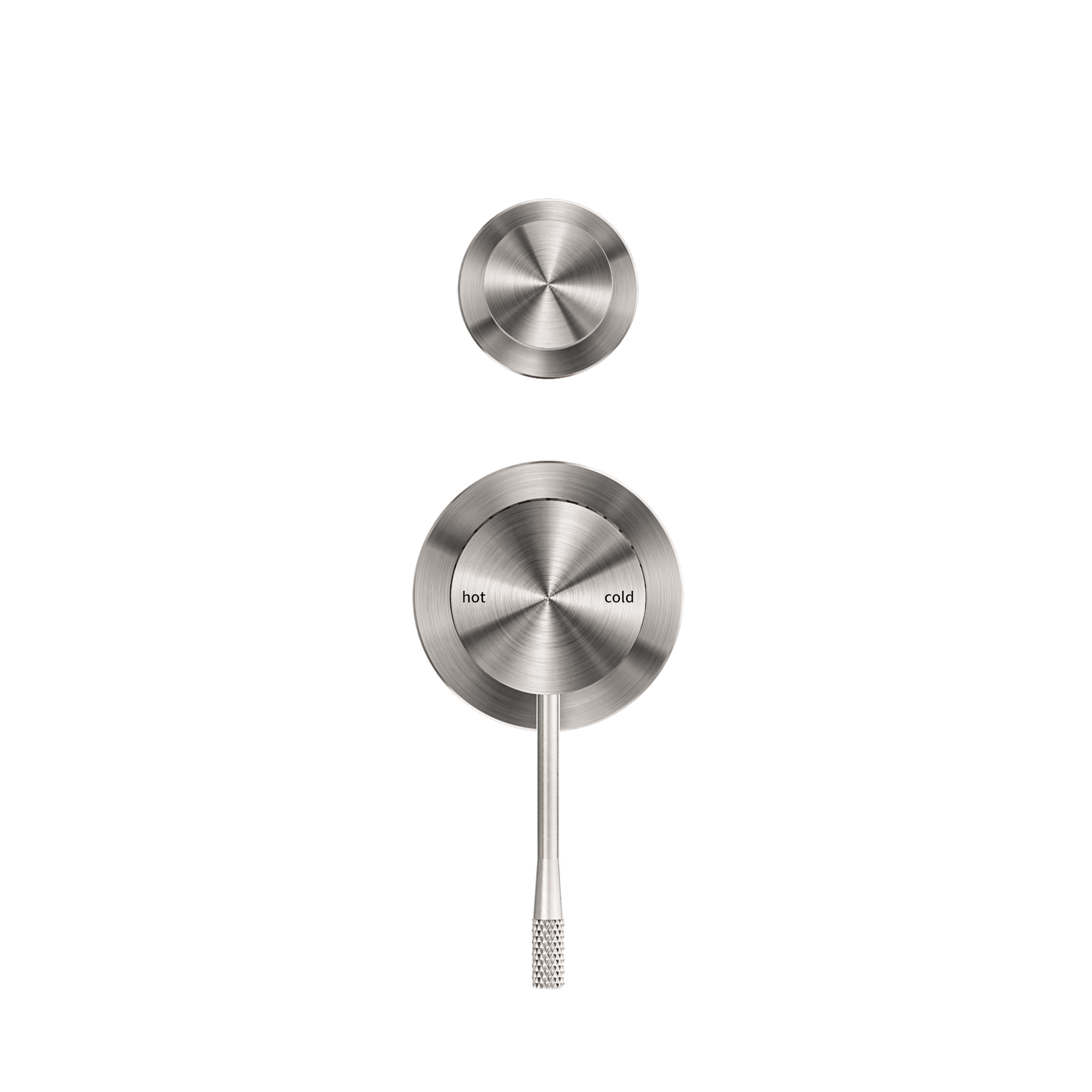 Opal Shower Mixer With Diverter Separate Plate Brushed Nickel