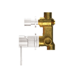 Opal Shower Mixer With Diverter Separate Plate Brushed Nickel