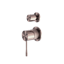 Opal Shower Mixer With Diverter Separate Plate Brushed Bronze