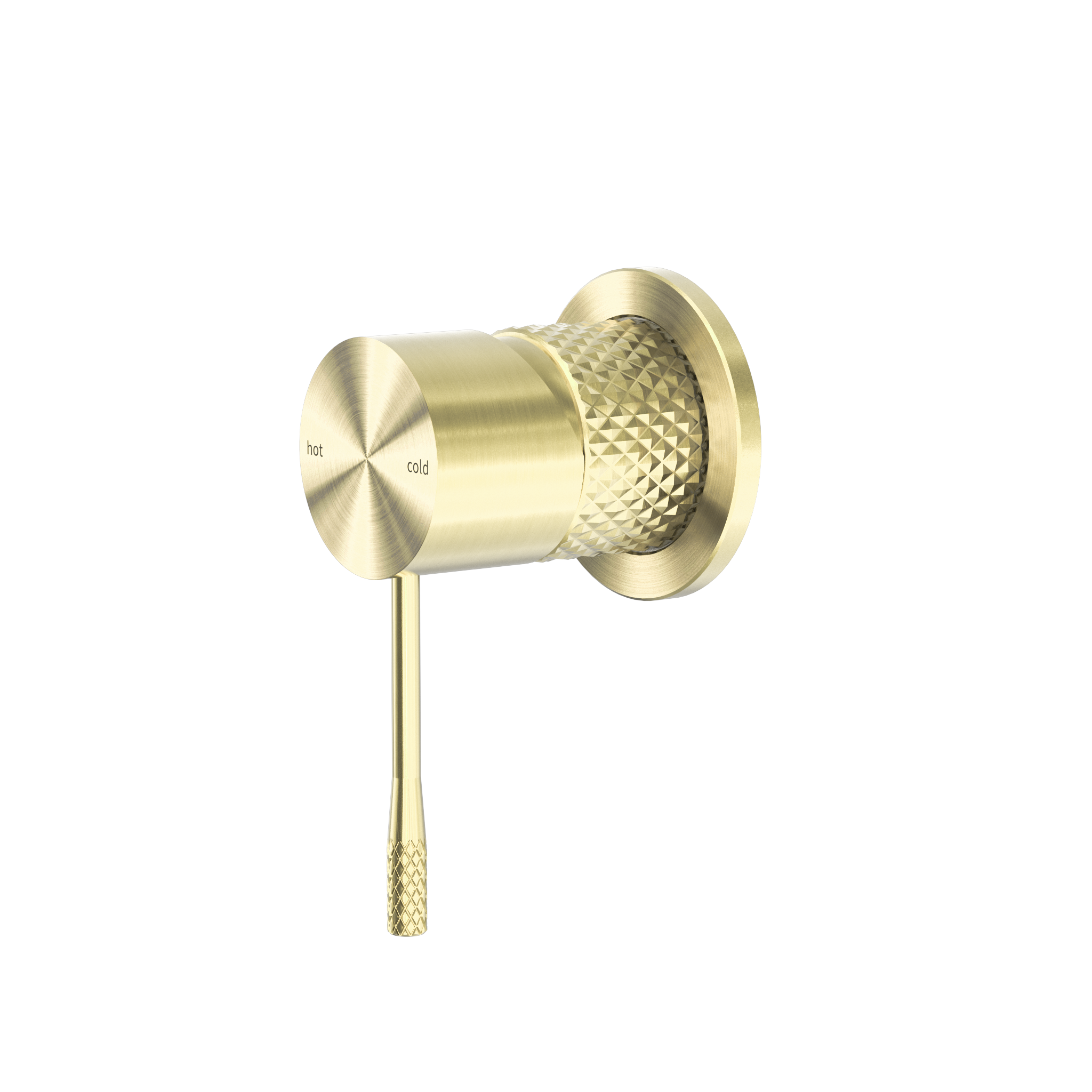 Opal Shower Mixer 60mm Plate Brushed Gold