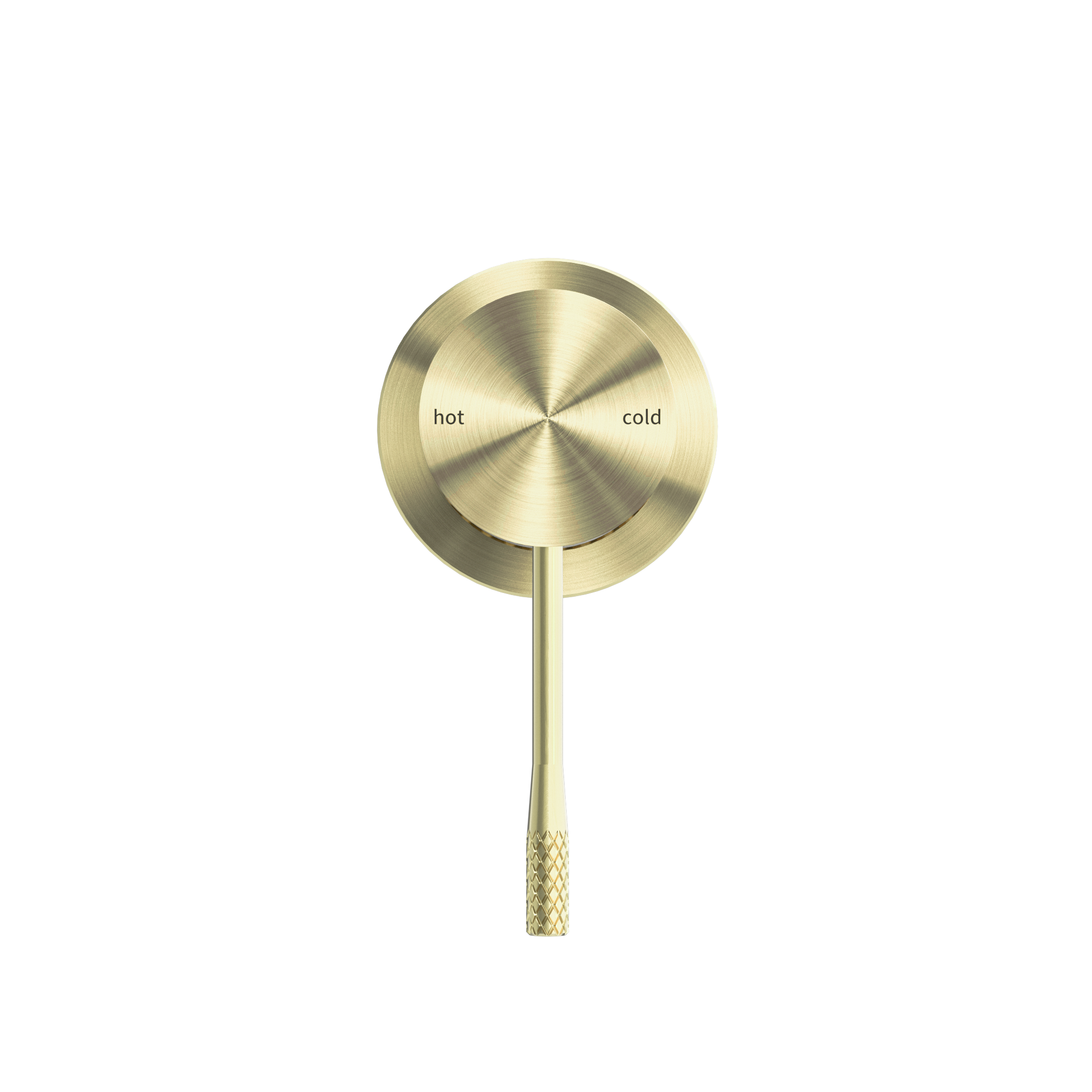 Opal Shower Mixer 60mm Plate Brushed Gold