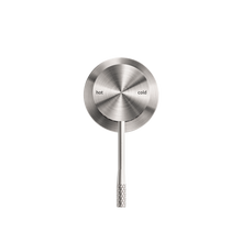 Opal Shower Mixer 60mm Plate Brushed Nickel