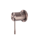Opal Shower Mixer 60mm Plate Brushed Bronze