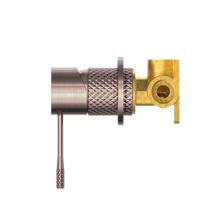 Opal Shower Mixer 60mm Plate Brushed Bronze