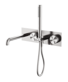 Opal Progressive Shower System With Spout 230mm Brushed Nickel