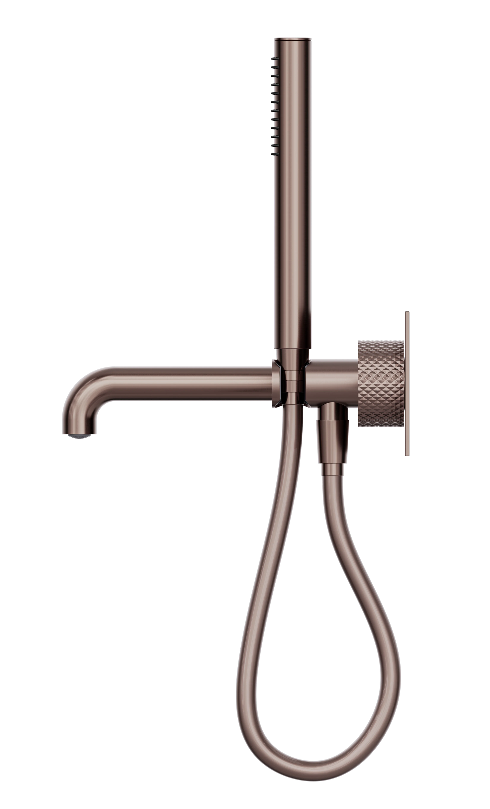 Opal Progressive Shower System With Spout 230mm Brushed Bronze