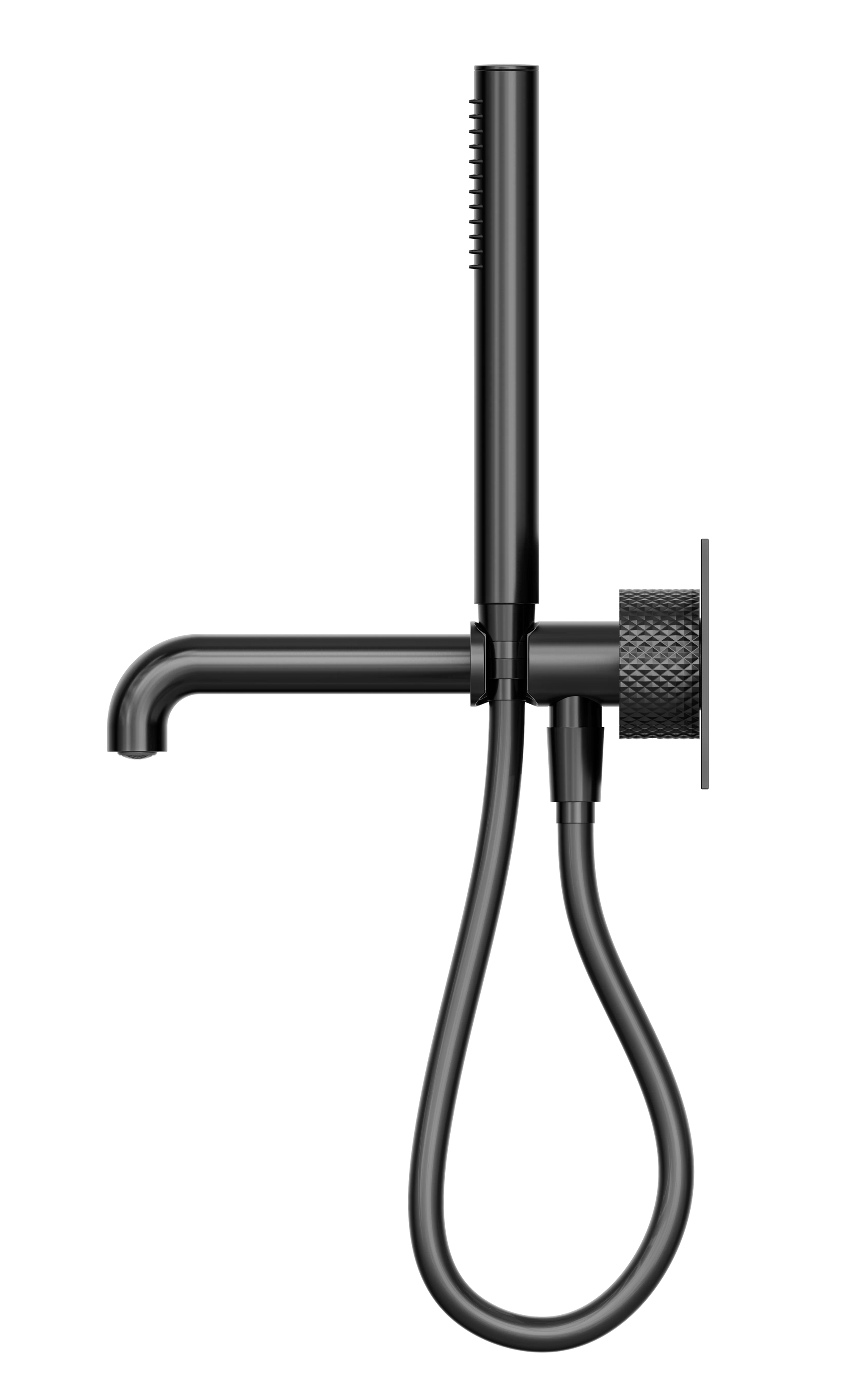 Opal Progressive Shower System With Spout 230mm Graphite