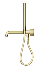 Opal Progressive Shower System With Spout 250mm Brushed Gold