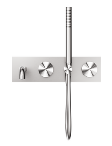 Opal Progressive Shower System With Spout 250mm Brushed Nickel
