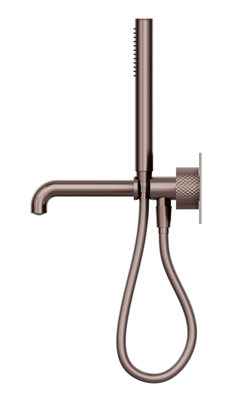 Opal Progressive Shower System With Spout 250mm Brushed Bronze