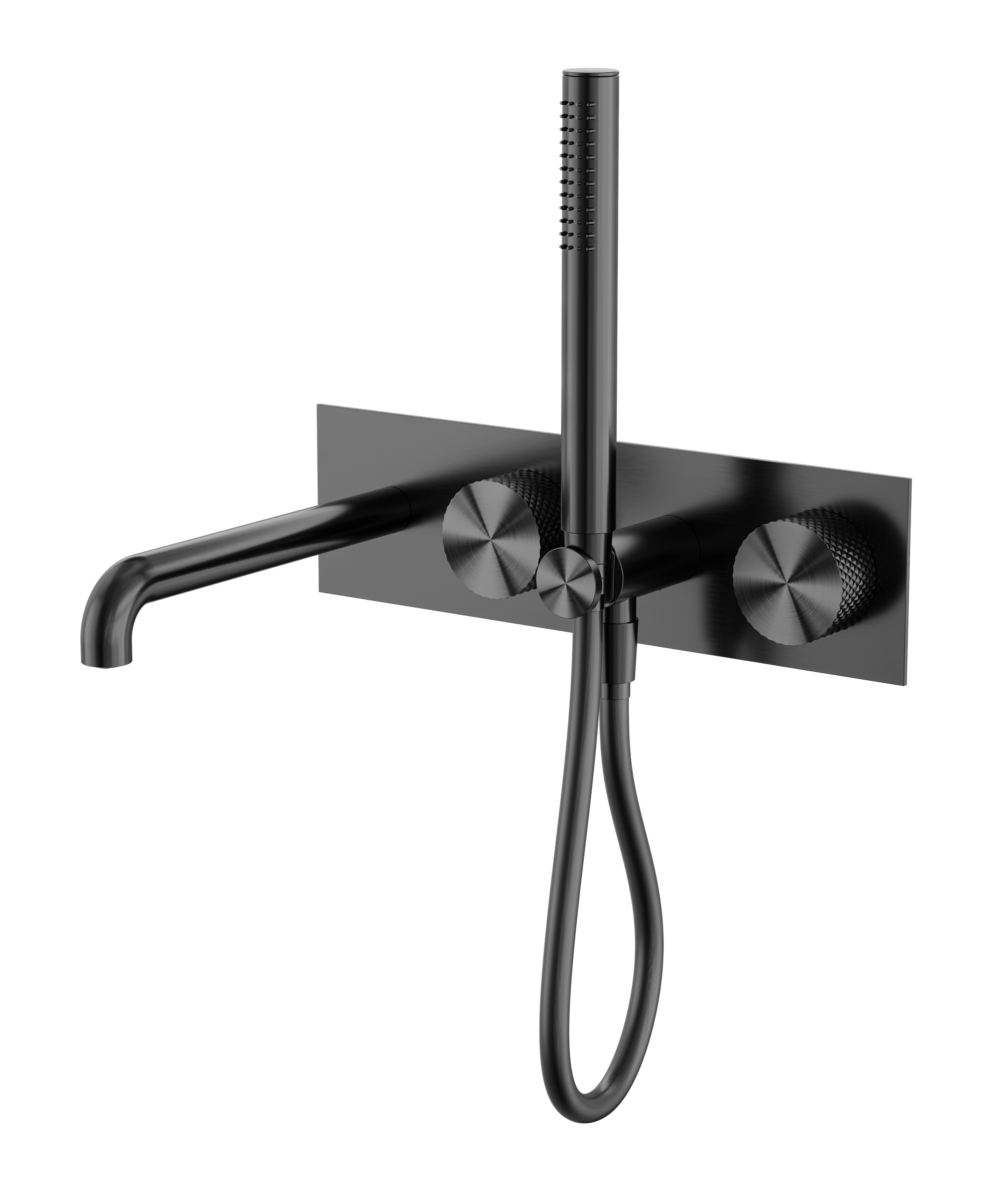 Opal Progressive Shower System With Spout 250mm Graphite