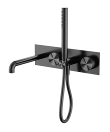 Opal Progressive Shower System With Spout 250mm Graphite