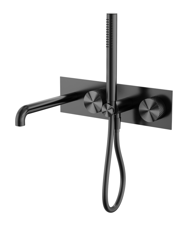Opal Progressive Shower System With Spout 250mm Graphite