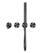 Opal Progressive Shower System Separate Plate With Spout 230mm Graphite