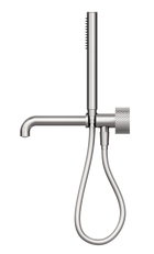 Opal Progressive Shower System Separate Plate With Spout 250mm Brushed Nickel
