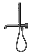 Opal Progressive Shower System Separate Plate With Spout 250mm Graphite