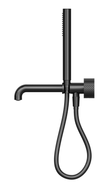 Opal Progressive Shower System Separate Plate With Spout 250mm Graphite