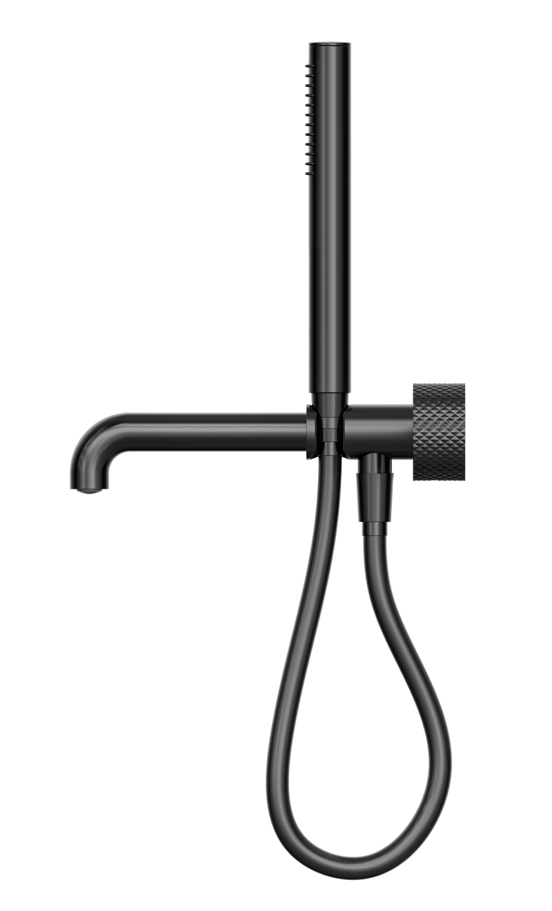 Opal Progressive Shower System Separate Plate With Spout 250mm Graphite