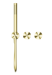 Opal Progressive Shower System Separate Plate Brushed Gold