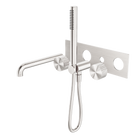 Opal Progressive Shower System With Spout 230mm Trim Kits Only Brushed Nickel