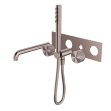 Opal Progressive Shower System With Spout 230mm Trim Kits Only Brushed Bronze
