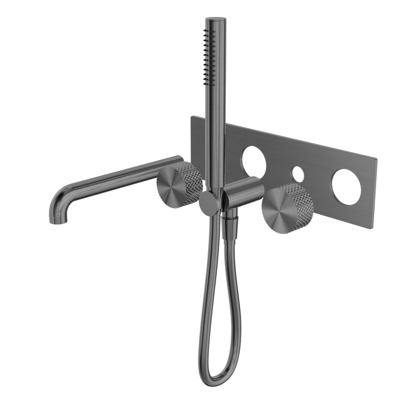 Opal Progressive Shower System With Spout 230mm Trim Kits Only Graphite