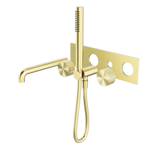 Opal Progressive Shower System With Spout 250mm Trim Kits Only Brushed Gold
