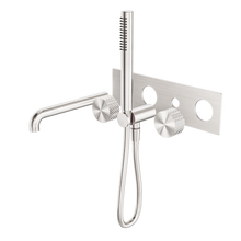 Opal Progressive Shower System With Spout 250mm Trim Kits Only Brushed Nickel
