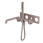 Opal Progressive Shower System With Spout 250mm Trim Kits Only Brushed Bronze