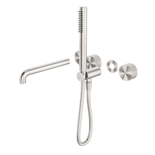 Opal Progressive Shower System Separate Plate With Spout 230mm Trim Kits Only Brushed Nickel