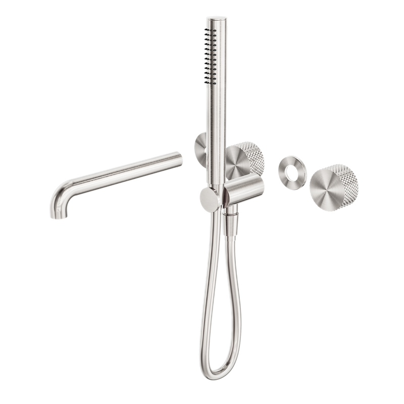 Opal Progressive Shower System Separate Plate With Spout 230mm Trim Kits Only Brushed Nickel