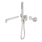 Opal Progressive Shower System Separate Plate With Spout 250mm Trim Kits Only Brushed Nickel