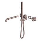 Opal Progressive Shower System Separate Plate With Spout 250mm Trim Kits Only Brushed Bronze