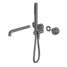 Opal Progressive Shower System Separate Plate With Spout 250mm Trim Kits Only Graphite