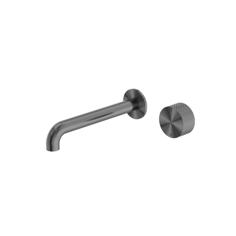 Opal Progressive Wall Basin/Bath Set 120mm Graphite