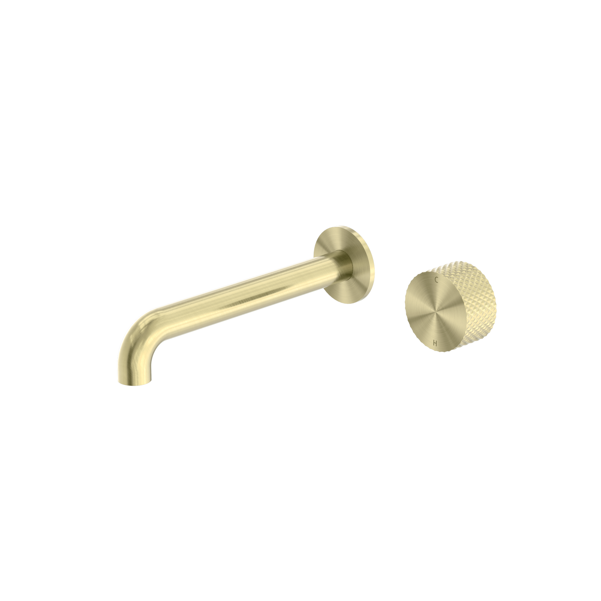 Opal Progressive Wall Basin/Bath Set 185mm Brushed Gold