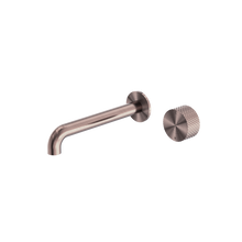 Opal Progressive Wall Basin/Bath Set 185mm Brushed Bronze