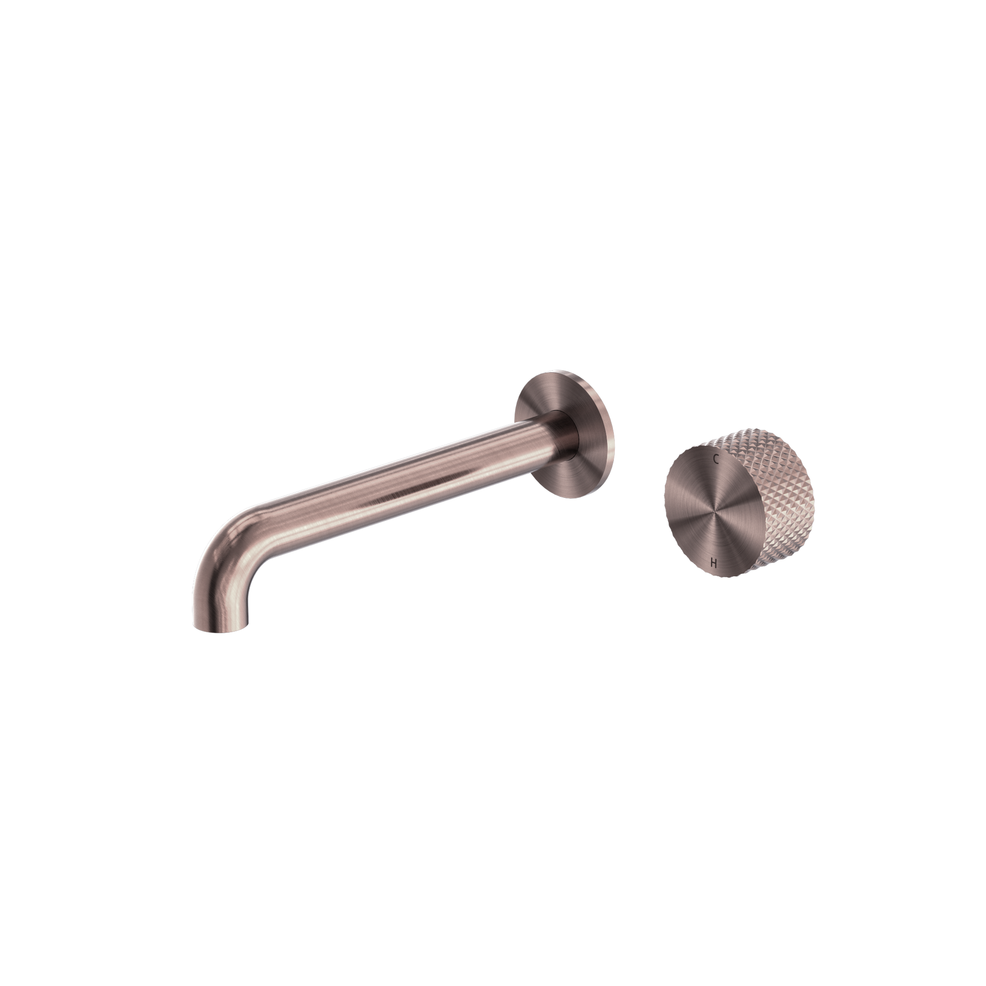 Opal Progressive Wall Basin/Bath Set 230mm Brushed Bronze