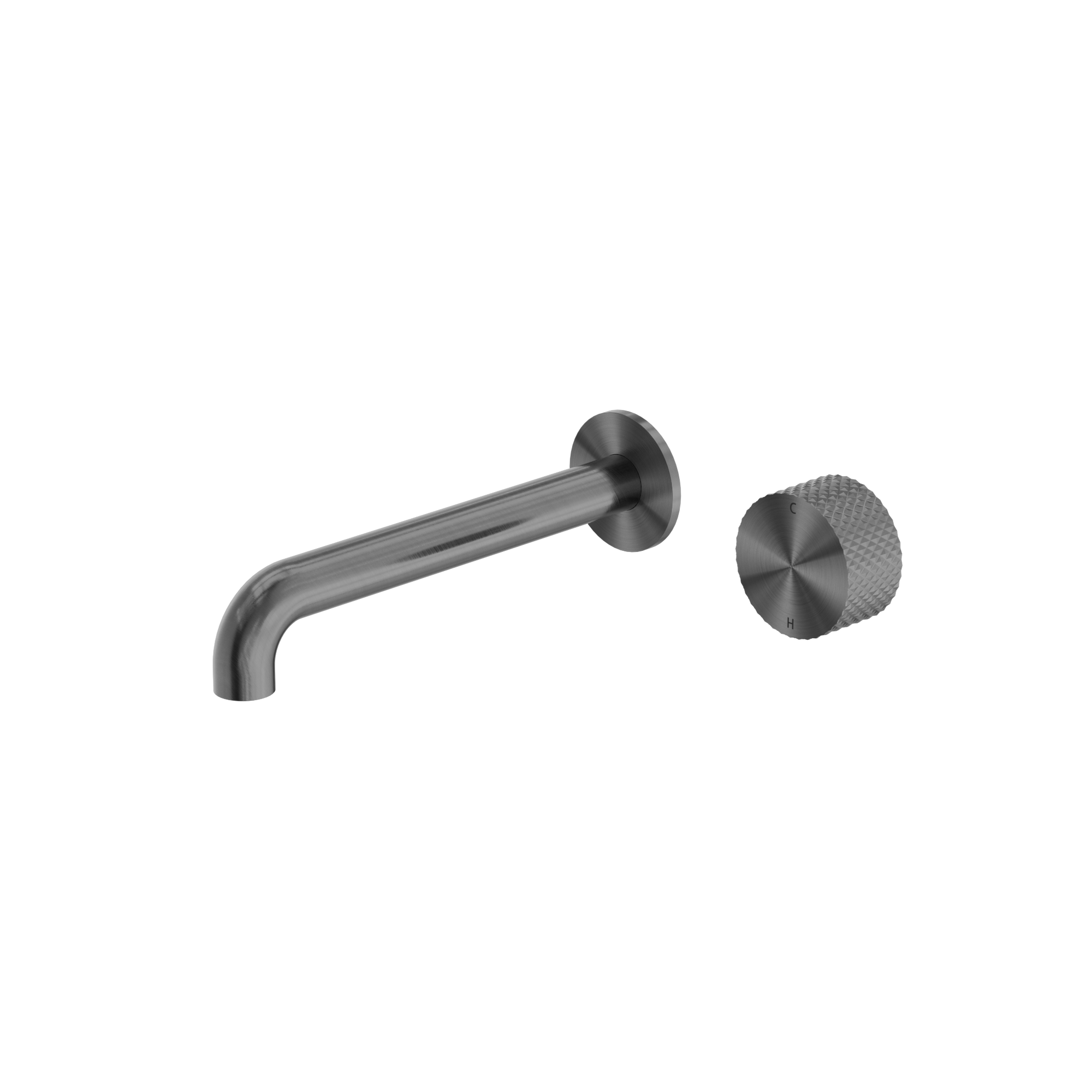 Opal Progressive Wall Basin/Bath Set 260mm Graphite