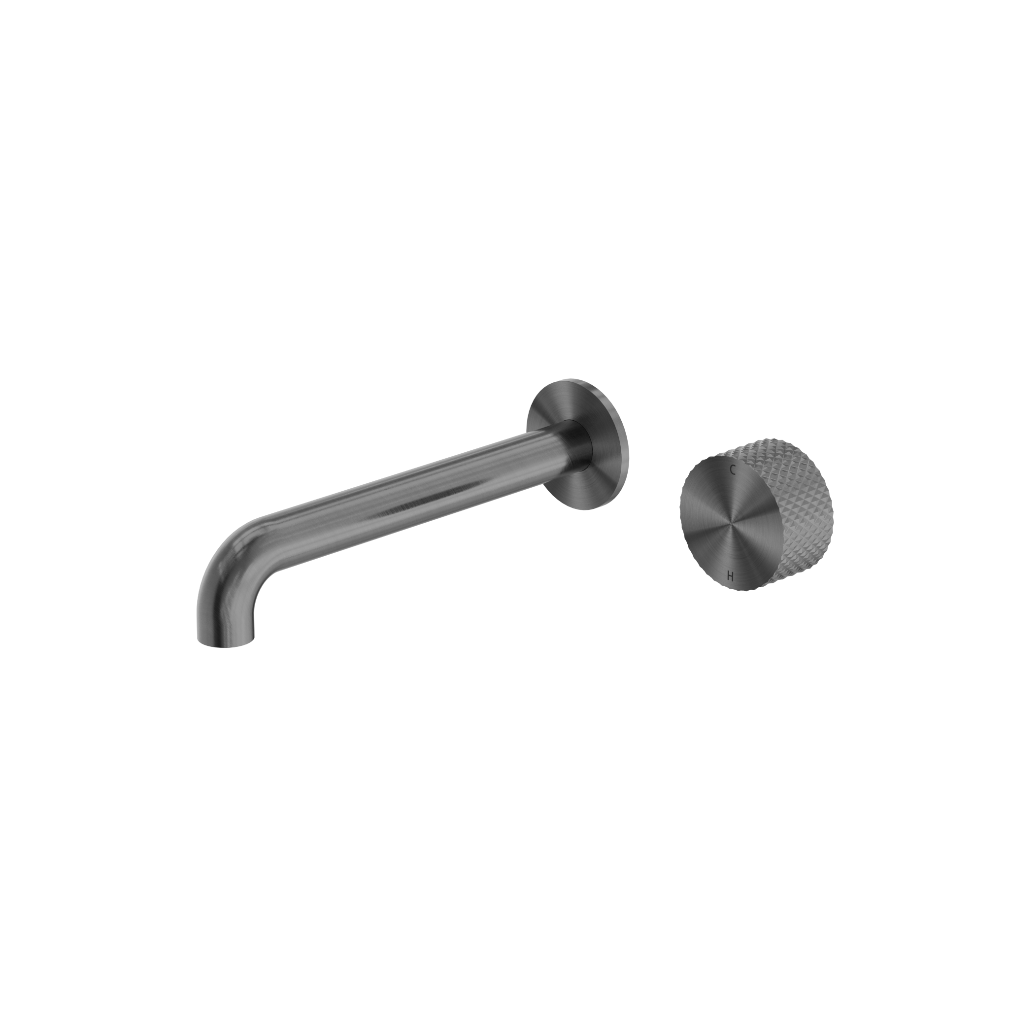 Opal Progressive Wall Basin/Bath Set 260mm Graphite